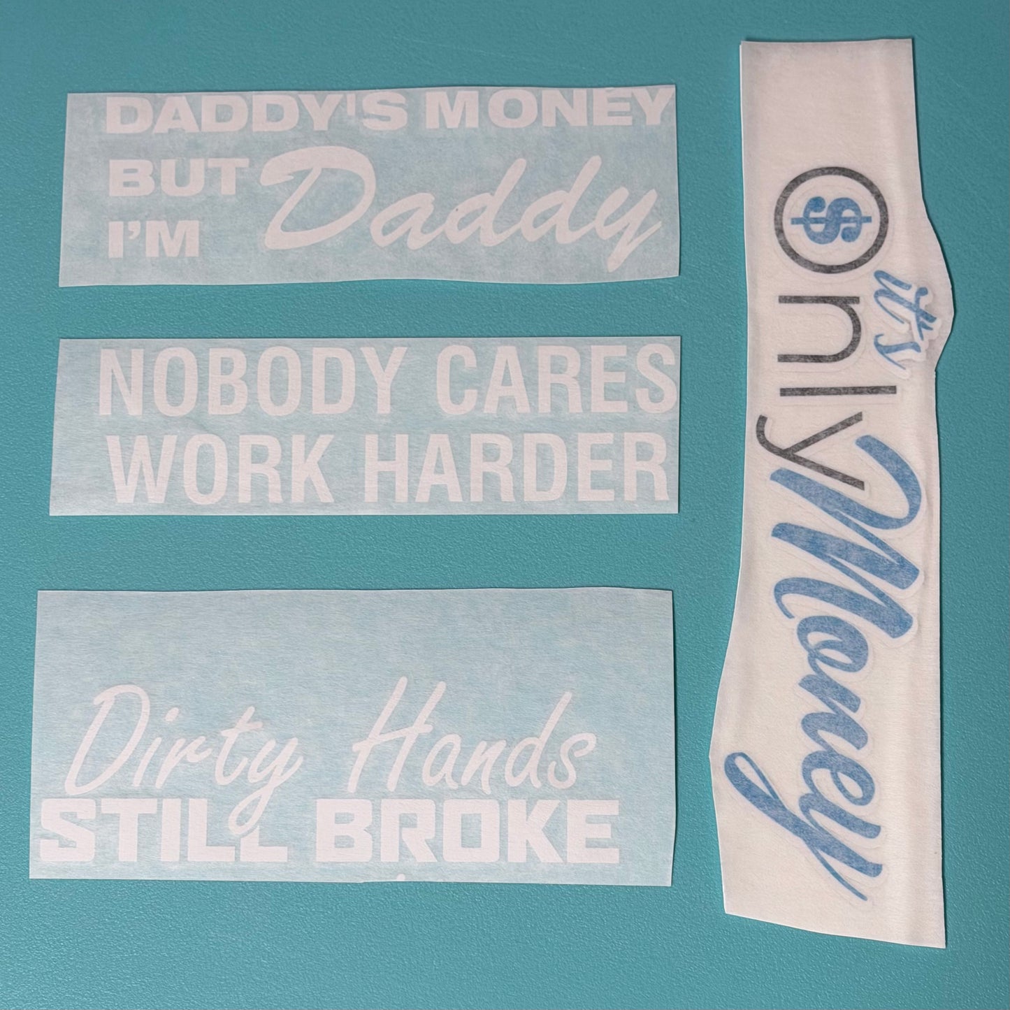 Blue Collar Decal Stack
