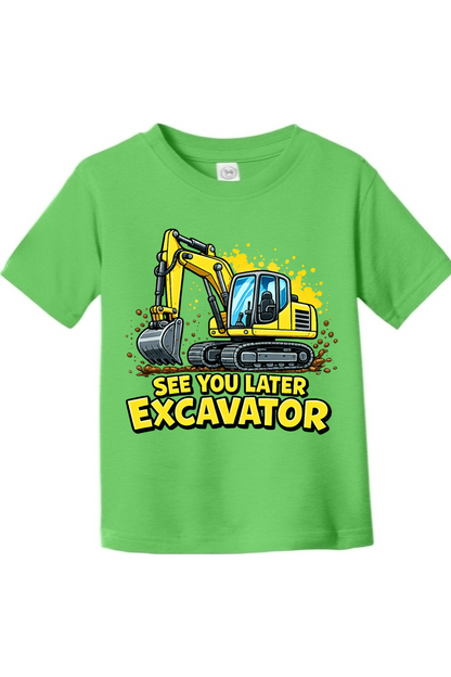 Excavator Toddler Tee