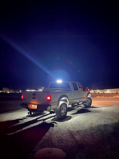 8 Piece White LED Rock Lights