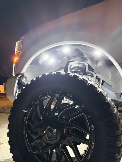 12 Piece White LED Rock Lights