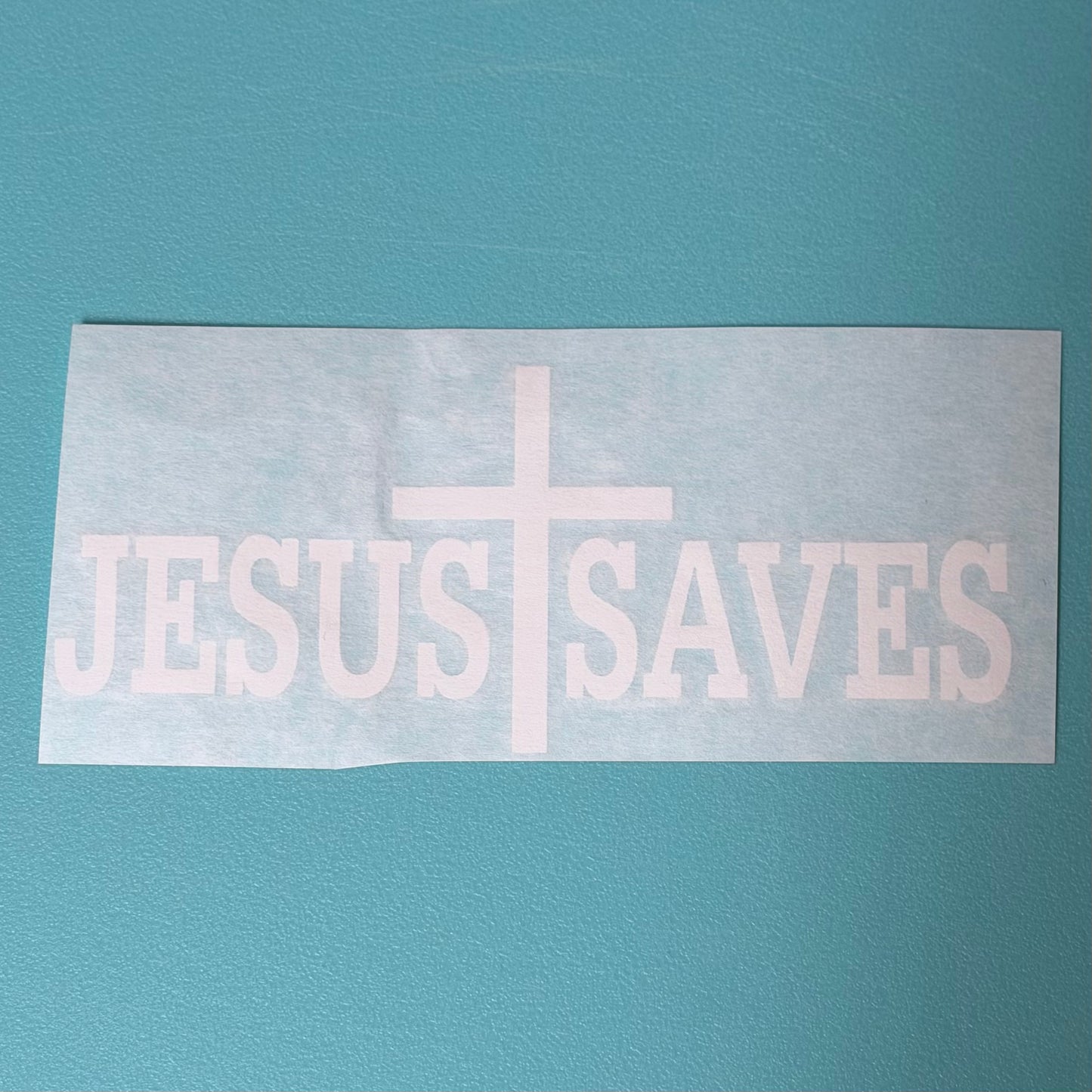 Jesus Saves Decal