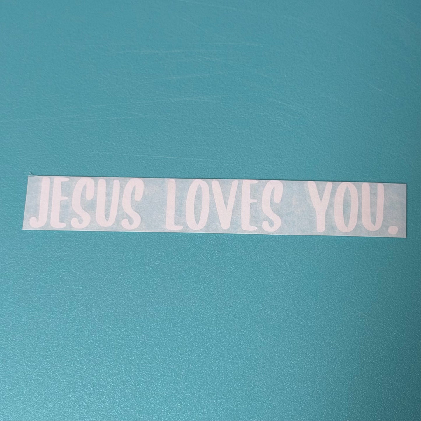 Jesus Loves You Decal