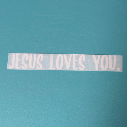 Jesus Loves You Decal