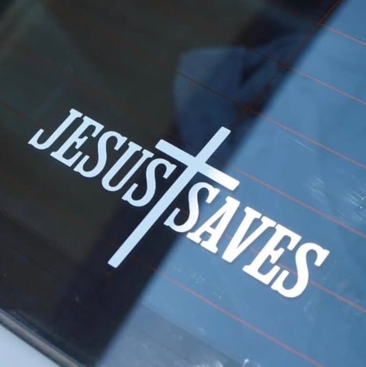Jesus Saves Decal