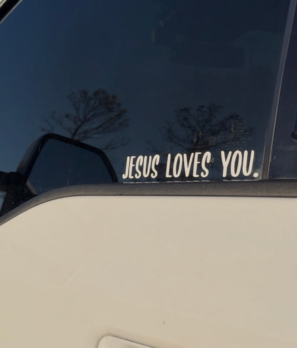Jesus Loves You Decal