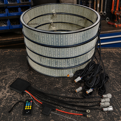 20 Row LED Wheel Rings/ Plug and Play