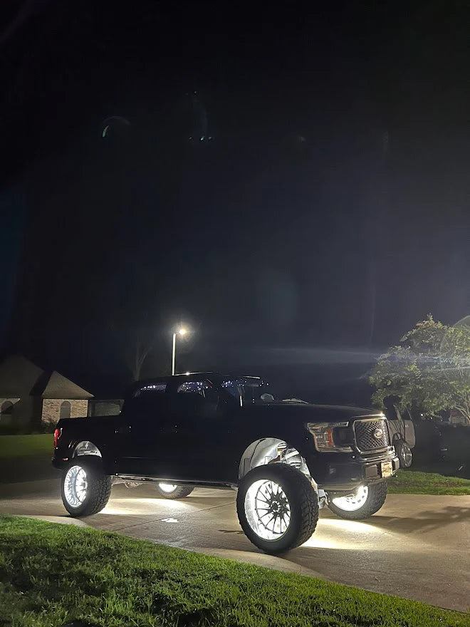 Wheel rings + 12 Rock Lights